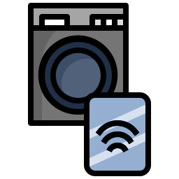 lavadora inteligente icono