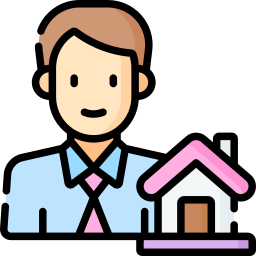 Real estate agent icon
