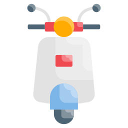 scooter per la mobilità icona