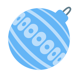 Christmas ball icon