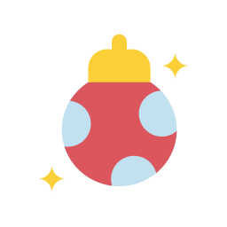 bola de natal Ícone