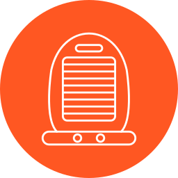 Electric heater icon