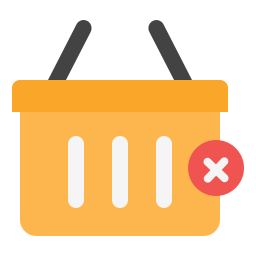 Remove from cart icon