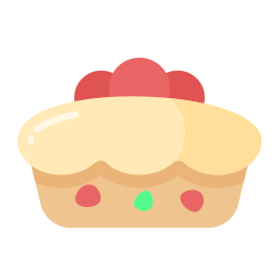 Fruit cake icon