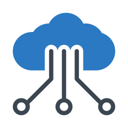 Cloud network icon