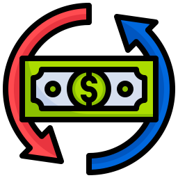 Cash flow icon