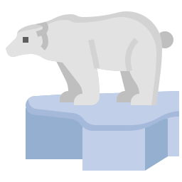 Polar bear icon