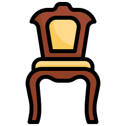 silla del comedor icono