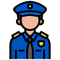 policía icono