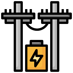 elektrische paal icoon