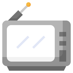 televisione portatile icona