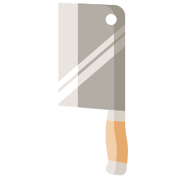 couteau de boucher Icône