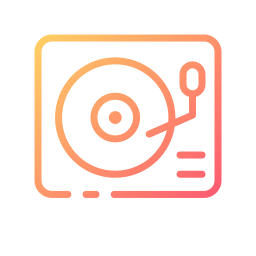 Music record icon