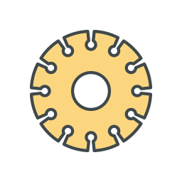 Circular saw icon