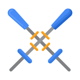 Ski poles icon