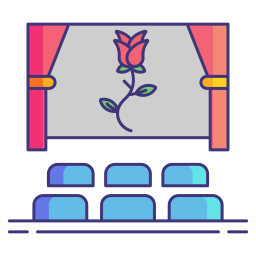 Romance movie icon