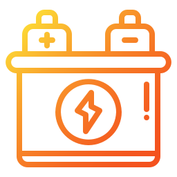 Car battery icon