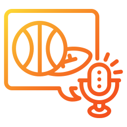 Sport podcast icon