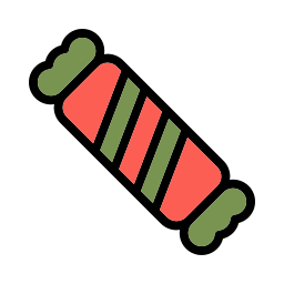 Christmas wreath icon