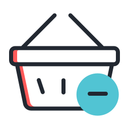 Remove cart icon