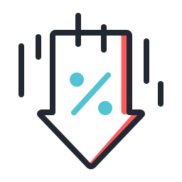 prijsverlaging icoon