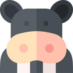 Hippopotamus icon