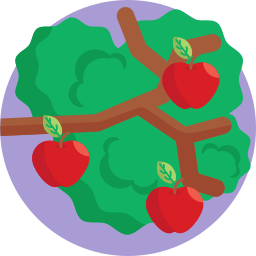 Apple tree icon