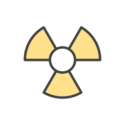放射線標識 icon