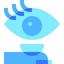 Eye lens icon