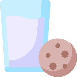 Glass of milk icon