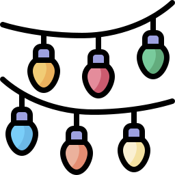 рождественские огни иконка