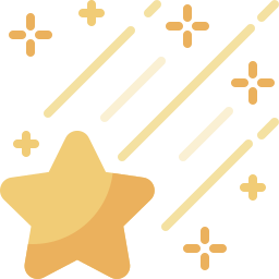 Shooting star icon