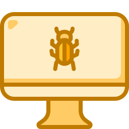 Computer bug icon