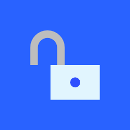 Open lock icon