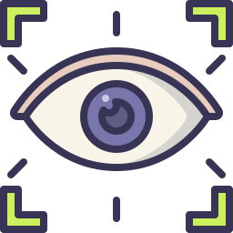 Eye recognition icon