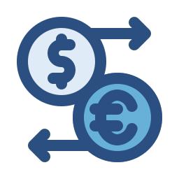 Money exchange icon