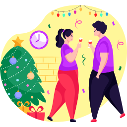 Christmas party icon