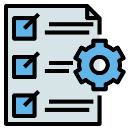 lista de verificación icono