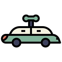 Car toy icon