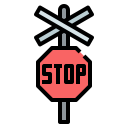 Stop signal icon