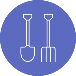 Gardening tools icon