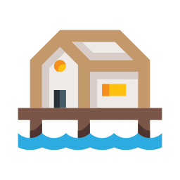 Плавучий дом иконка
