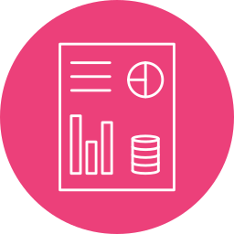 rapport d'activité Icône