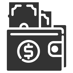 Pocket money icon
