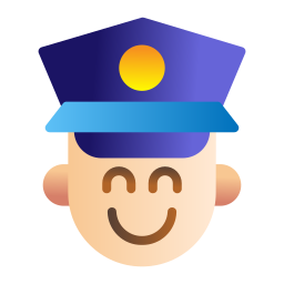 polizia stradale icona