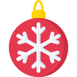 Christmas ball icon