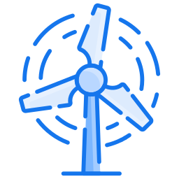 Wind energy icon