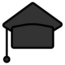 Graduate hat icon