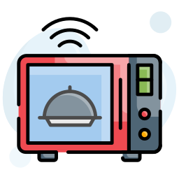 Microwave oven icon