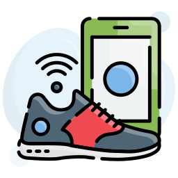 Smart shoes icon